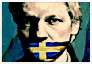 Julian Assange - by Arte de Noli, Itay